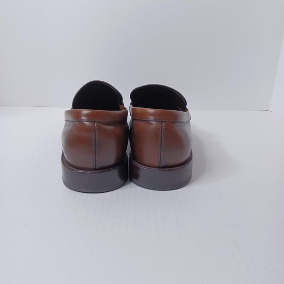 Tod's Leather Loafers Mens 7.5 Brown Bit Slip On Dress Shoes Made in Italy - Picture 5 of 13